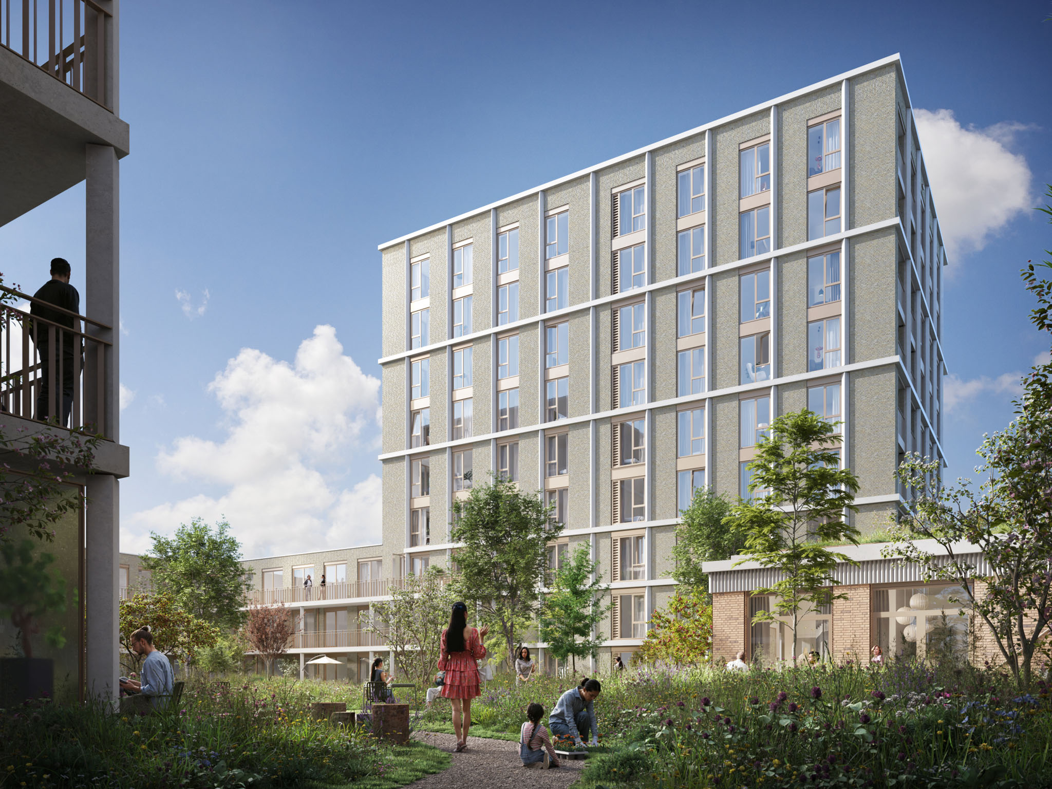 Nieuwbouw Amsterdam Fusion Fase 1 World Of Food Exterieur Binnentuin 2048 X 1536